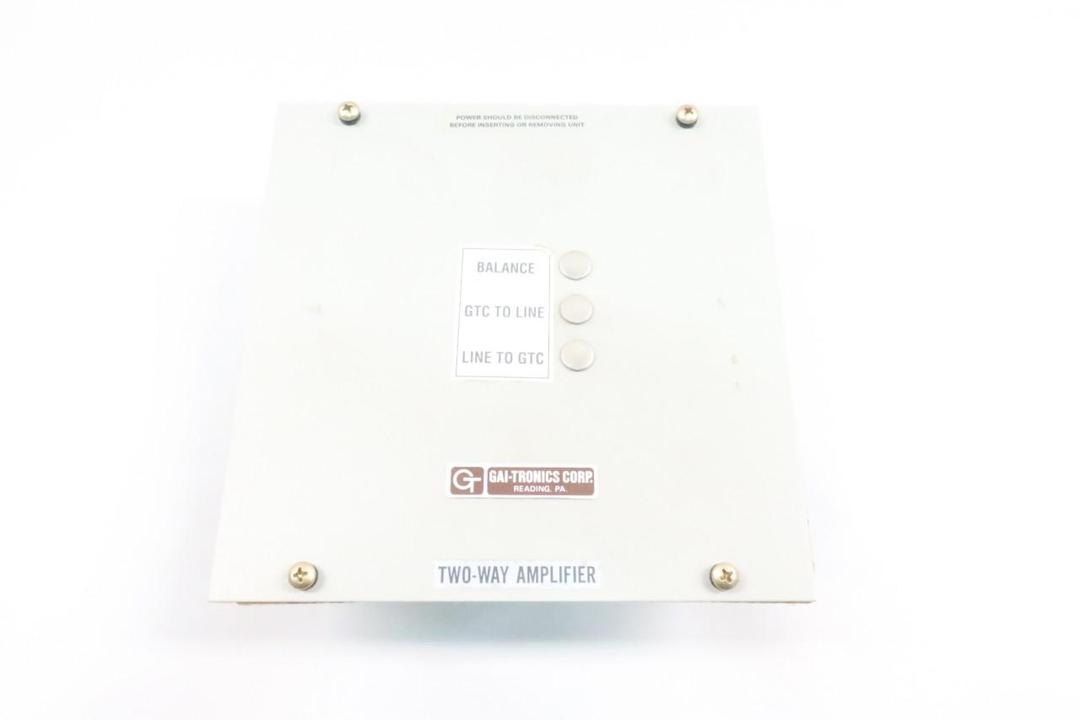 GAI-TRONICS 371-201 INTERFACE AMPLIFIER