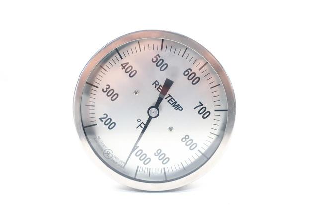 REOTEMP JJ180XF85 BIMETAL THERMOMETER 5IN 18IN 200-1000F