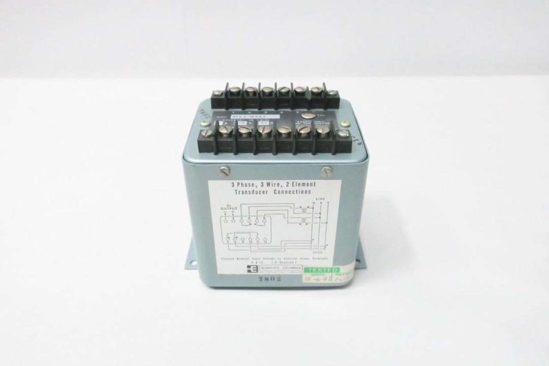 SCIENTIFIC COLUMBUS XLV 3-1K5A2 EXCELTRONIC VAR TRANSDUCER 120V-AC 0-10K-OHM