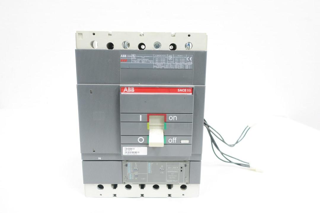 ABB SACE S5N MOLDED CASE CIRCUIT BREAKER 4P 400A AMP 600V-AC