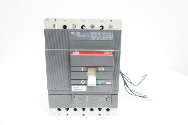 ABB SACE S5N MOLDED CASE CIRCUIT BREAKER 4P 400A AMP 600V-AC