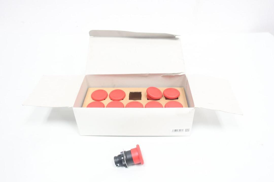 BOX OF 10 OMRON A22E-M RED PUSHBUTTON