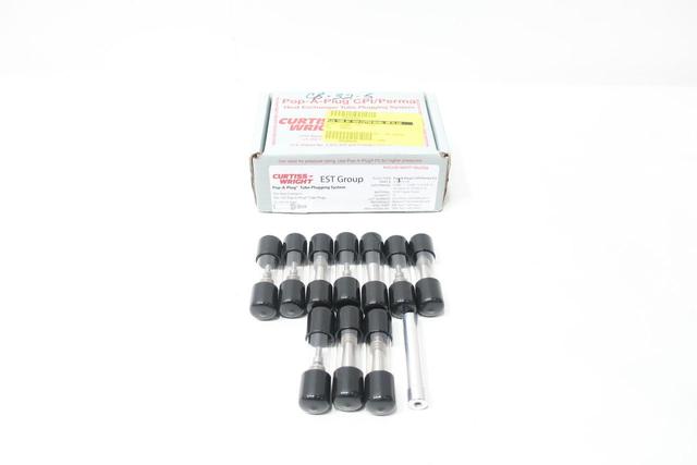 BOX OF 10 CURTISS-WRIGHT V-555-H-QA POP-A-PLUG TUBE PLUG KIT 0.556IN-0.616IN