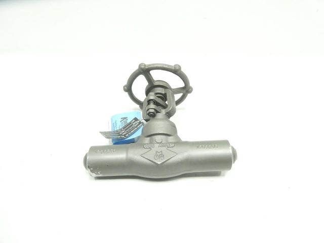 OMB L-R910 NACE MANUAL IRON BUTT WELD WEDGE GATE VALVE 3/4IN 1500