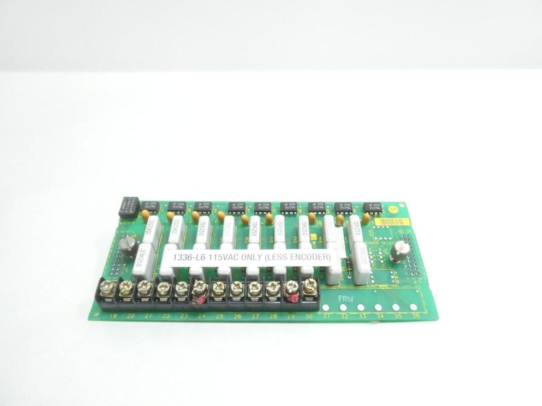 ALLEN BRADLEY 1336-L6 CONTROL INTERFACE BOARD