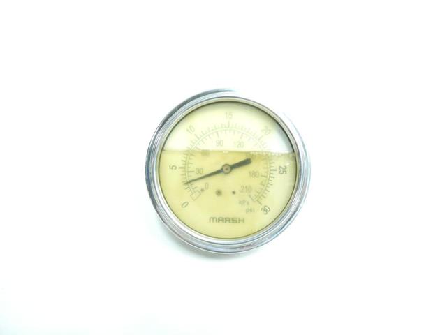 MARSH BELLOFRAM X32547P PRESSURE GAUGE 100MM 0-30PSI 1/4IN NPT