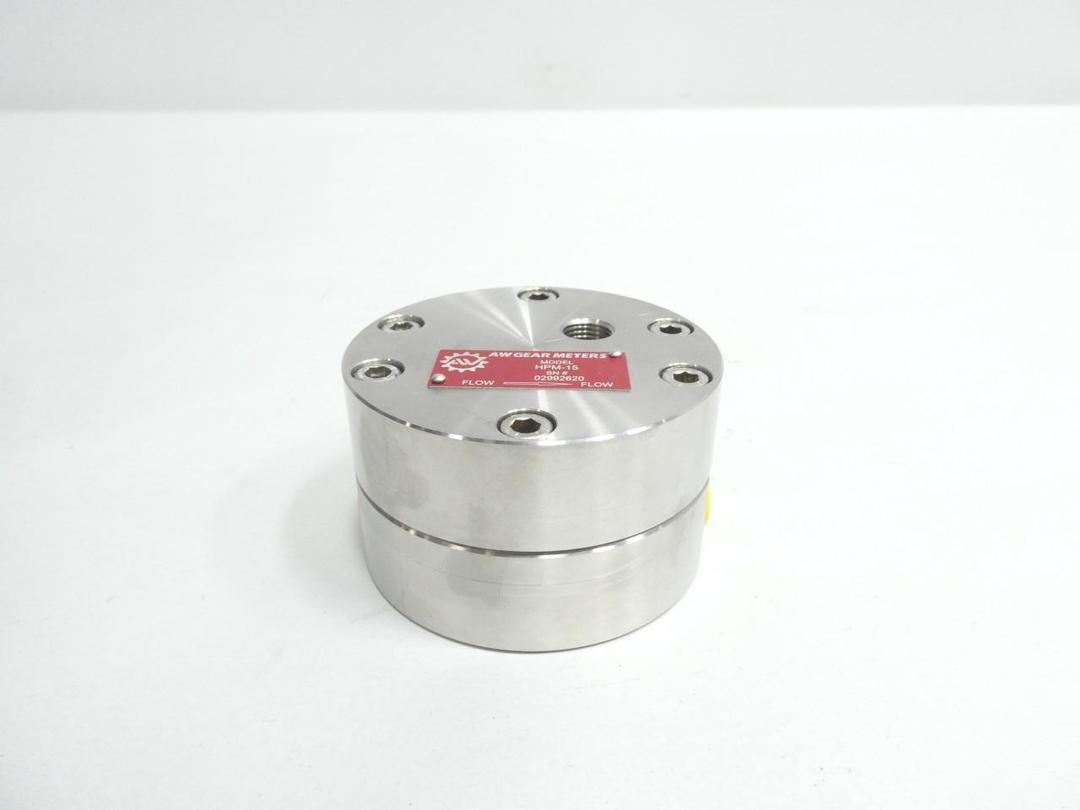 AW GEAR METERS HPM-15 POSITIVE DISPLACEMENT FLOW METER