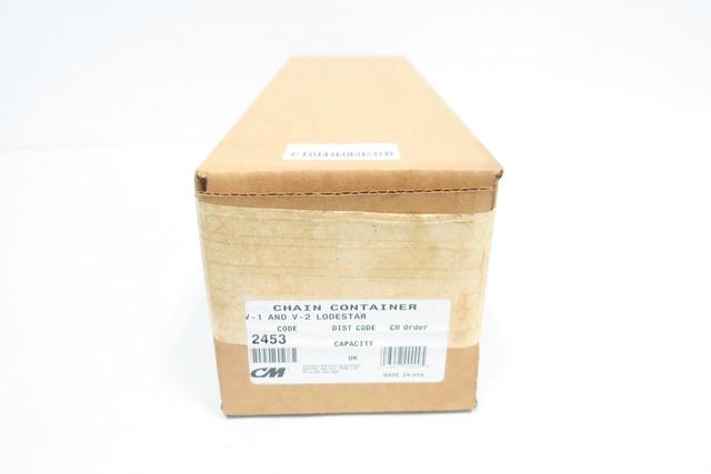 CM COLUMBUS MCKINNON 2453 LODESTAR CHAIN CONTAINER 17-1/8X5-1/16IN