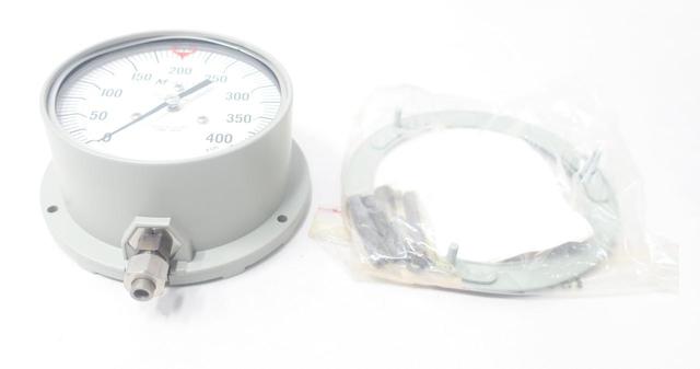MOELLER 6685-00-959-6767 PRESSURE GAUGE 4-1/2IN 1/4IN NPT 0-400PSI