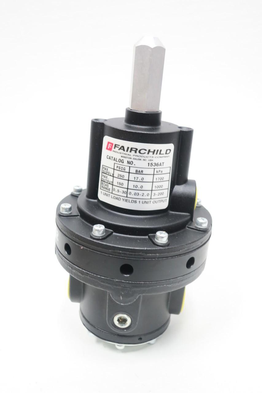 FAIRCHILD 1536AT PNEUMATIC REGULATOR 250PSI 0.5-30PSI 3/4IN NPT