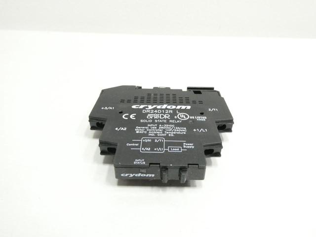 CRYDOM DR24D12R 4-32V-DC 12A AMP 240V-AC SOLID STATE RELAY