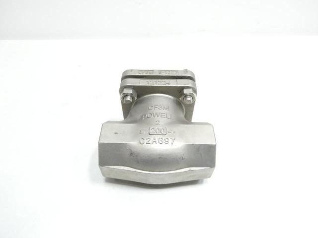 POWELL 2341TN0TXXX STAINLESS CHECK VALVE 200 2IN NPT