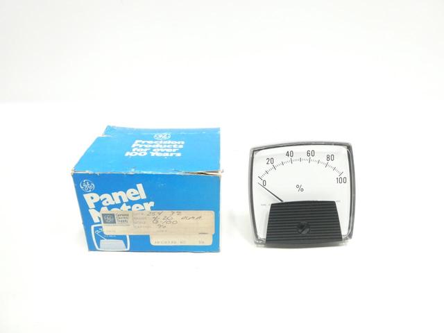 GENERAL ELECTRIC GE 254 3-1/2 VOLTMETER 4-20DCMA 0-100PERCENT