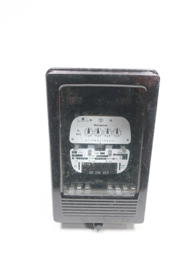 WESTINGHOUSE D5B-2F E2F1CLA4AA KILOWATTHOUR POWER PANEL METER 120V-AC