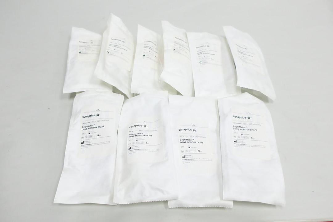 BOX OF 10 SYNAPTIVE MEDICAL SYN-0044 BRIGHTMATTER DRIVE MONITOR DRAPE