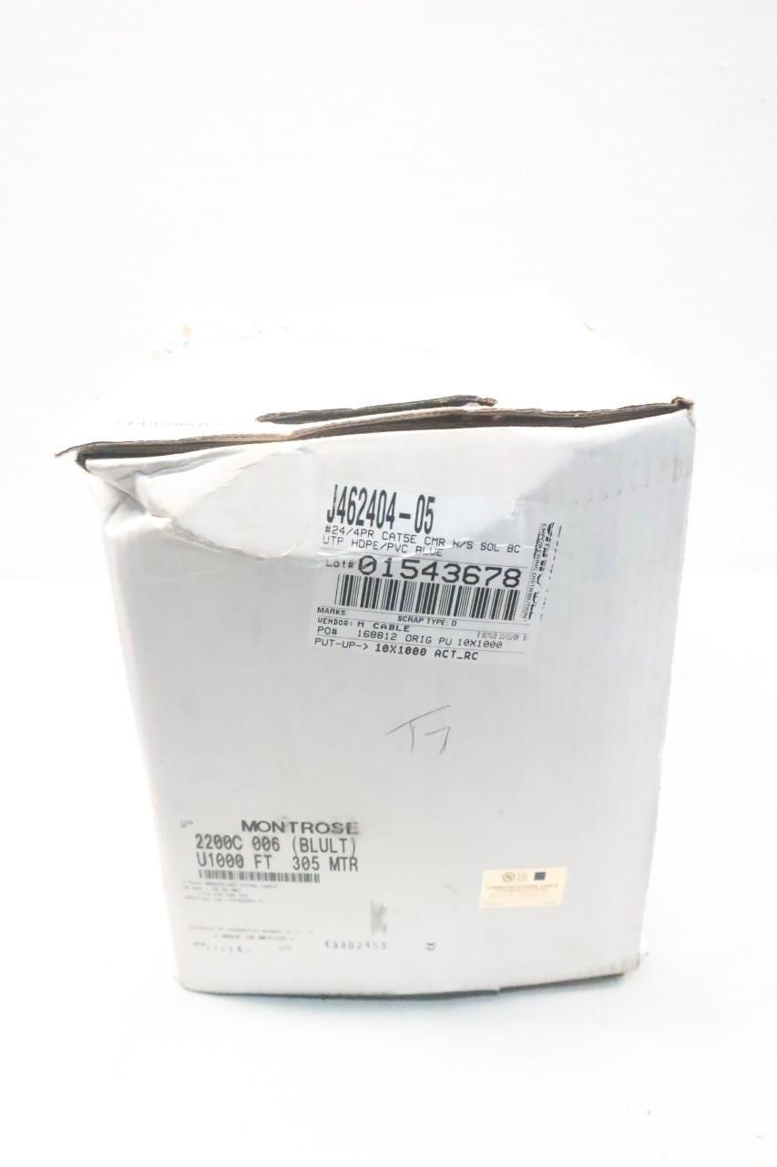 CRAWFORD J462404-05 2200C 006 UNSHIELDED CAT5E 24AWG 1000FT WIRE