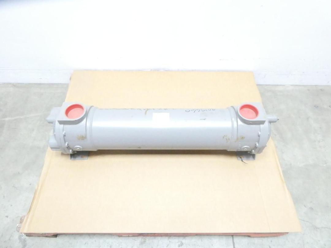 ITT BCF 5-030-08-036-005 BRASS SHELL COPPER TUBE HEAT EXCHANGER 3IN X 2IN NPT