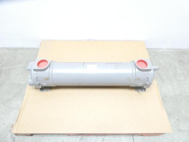 ITT BCF 5-030-08-036-005 BRASS SHELL COPPER TUBE HEAT EXCHANGER 3IN X 2IN NPT