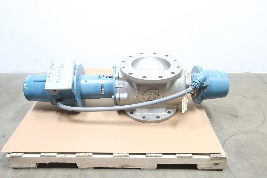 DEZURIK 771 STAINLESS BASIS WEIGHT PRECISION ELECTRIC PLUG PPE VALVE 10IN