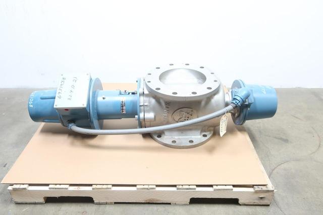 DEZURIK 771 STAINLESS BASIS WEIGHT PRECISION ELECTRIC PLUG PPE VALVE 10IN