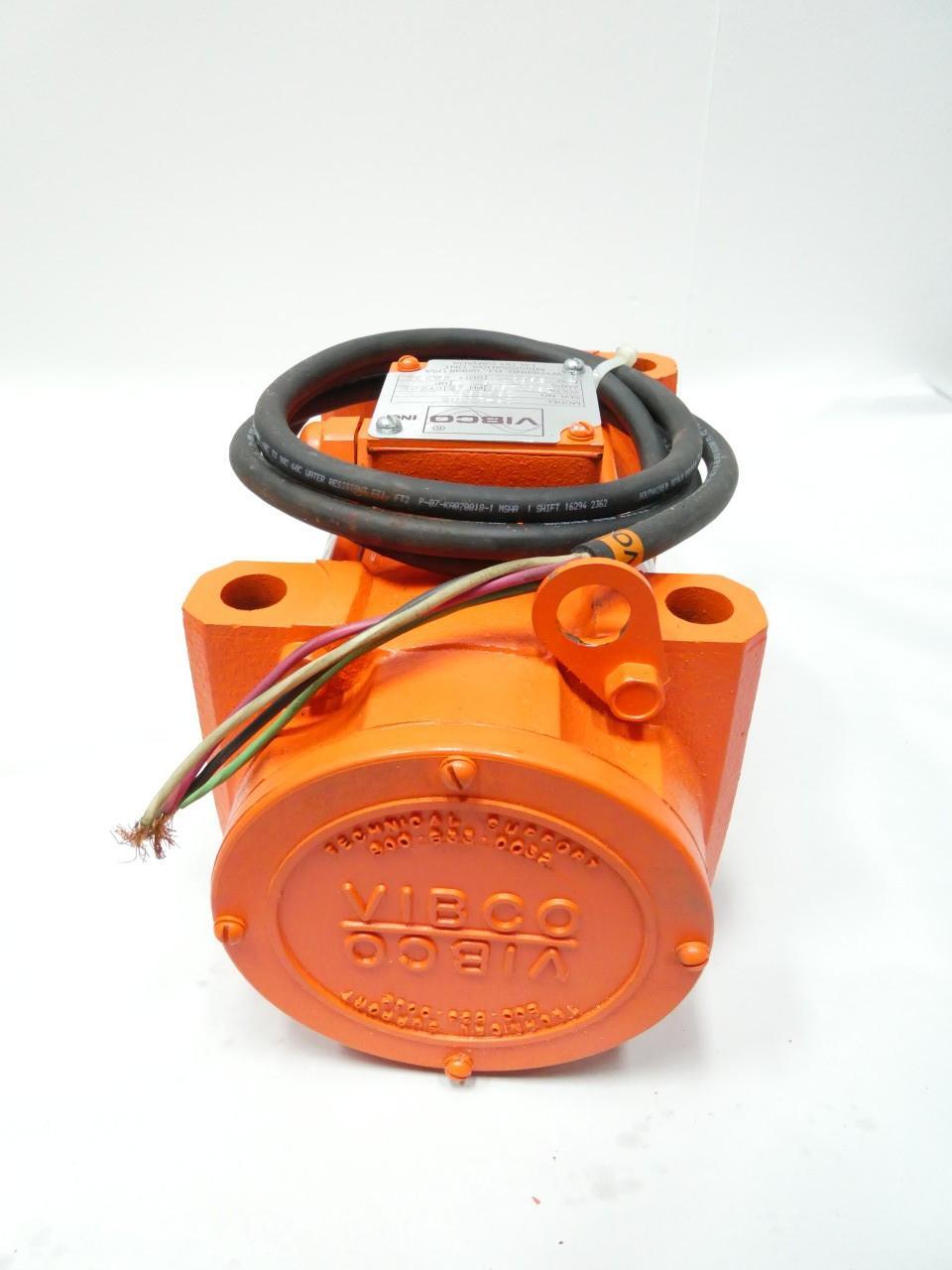 VIBCO 2P-1000 ELECTRIC VIBRATOR 3600RPM 3PH 1.2A AMP 230/460V-AC
