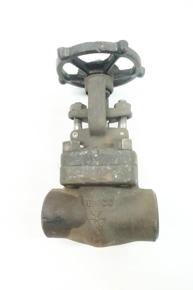 NEWCO 115S-FS2 MANUAL STEEL SOCKET WELD WEDGE GATE VALVE 1/2IN 1500
