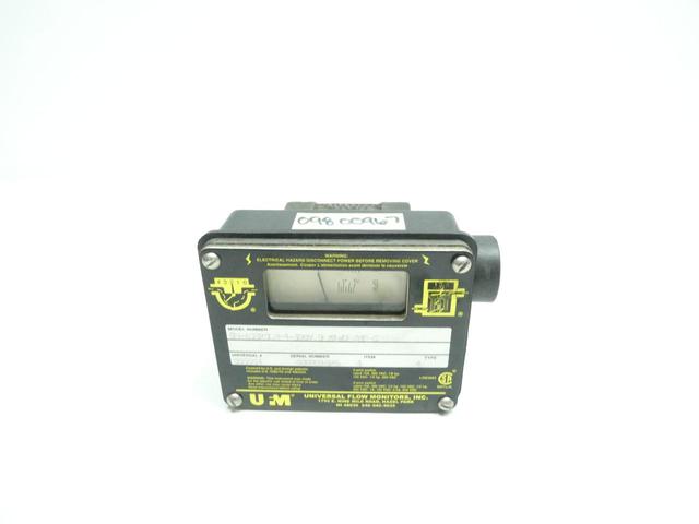 UFM SN-ASB2GLM-4-300V.9-A1WD-ZRF-C FLOW METER 0-2GPM 0-8LPM 1/2IN NPT