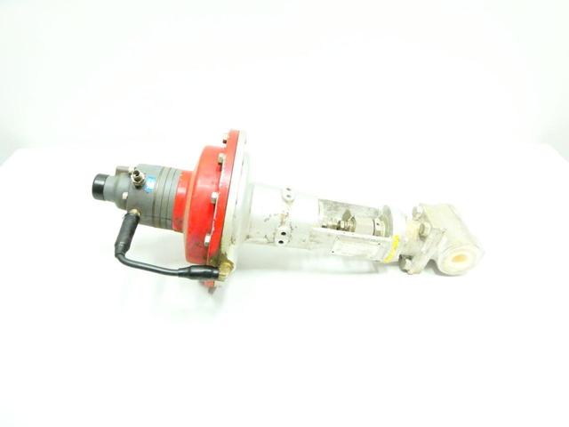 FUJIKIN UU 3073905 73N-B1 PNEUMATIC IRON WAFER CONTROL VALVE 1IN