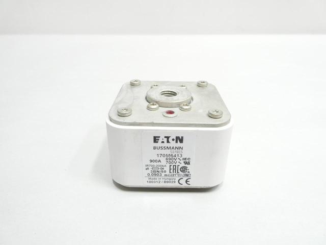 EATON 170M6413 BUSSMANN CERAMIC FUSE 900A AMP 690/700V-AC