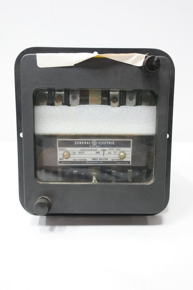 GENERAL ELECTRIC GE 12HFA53F47F AUXILIARY RELAY 12V-DC