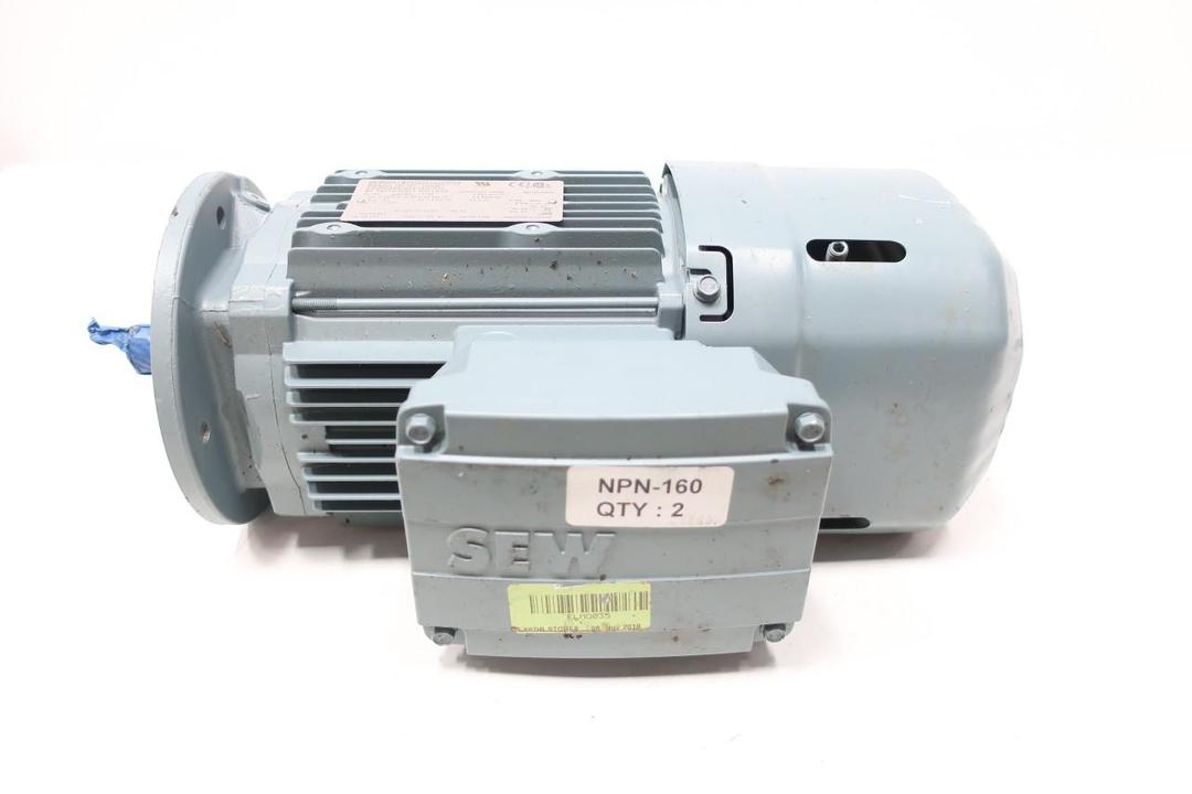 SEW EURODRIVE DRS80M8/4BE1HF/FG AC MOTOR 3PH 0.54HP 1745RPM 460V-AC