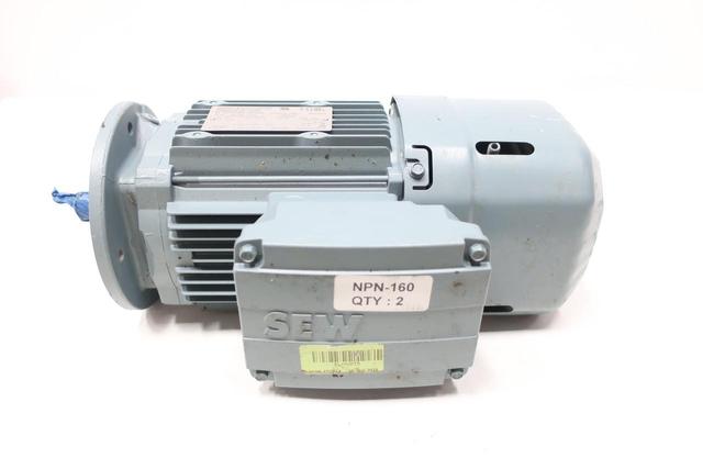 SEW EURODRIVE DRS80M8/4BE1HF/FG AC MOTOR 3PH 0.54HP 1745RPM 460V-AC