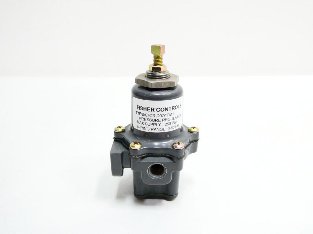 FISHER 67CR-207/PM1 PNEUMATIC REGULATOR 1/4IN NPT 250PSI 0-60PSI