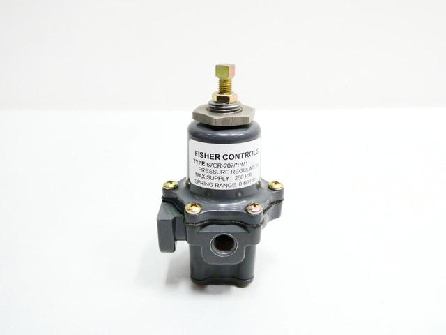 FISHER 67CR-207/PM1 PNEUMATIC REGULATOR 1/4IN NPT 250PSI 0-60PSI