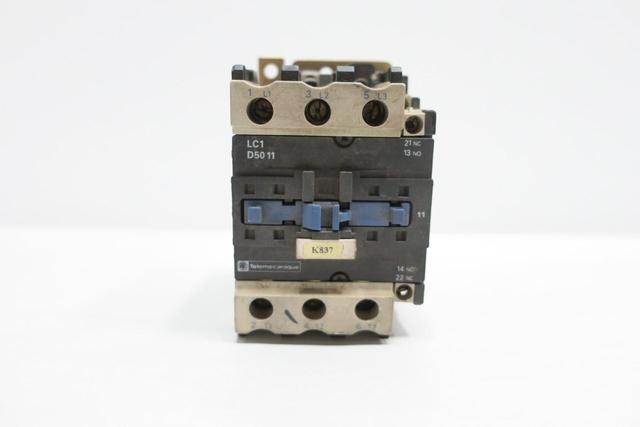 TELEMECANIQUE LC1D5011 AC CONTACTOR 480V-AC 70A AMP 40HP