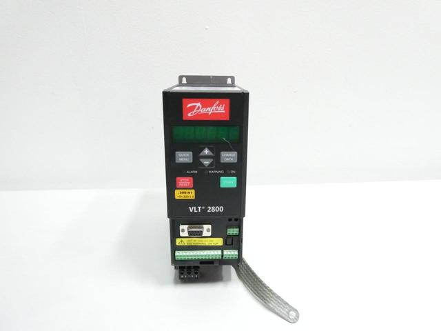 DANFOSS 195N0003 VLT2800 VFD DRIVE 220-240V-AC 0-1000HZ 0.9KVA