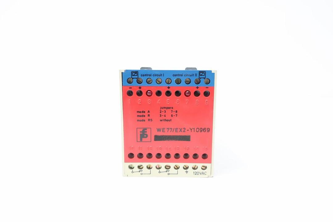PEPPERL FUCHS WE77/EX2-Y10969 SWITCH AMPLIFIER 120V-AC