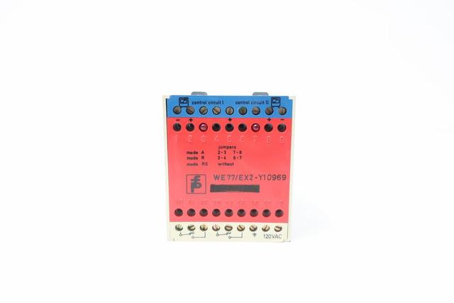 PEPPERL FUCHS WE77/EX2-Y10969 SWITCH AMPLIFIER 120V-AC