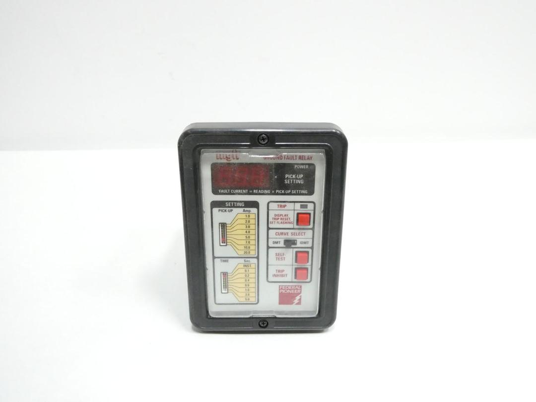 FEDERAL PIONEER MGFR-20-Z GROUND FAULT RELAY