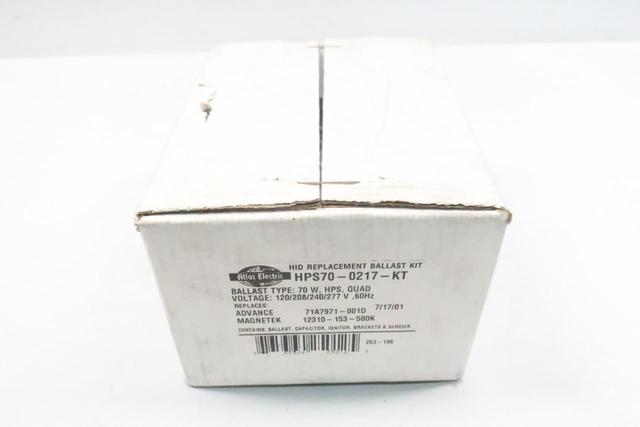 ATLAS ELECTRIC HPS70-0217-KT BALLAST 70W HPS 120/208/240/277V-AC