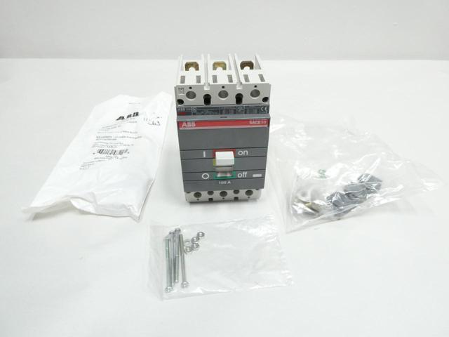 ABB SACE ISOMAX S3 N 150 CIRCUIT BREAKER 3P 100A AMP 400V-AC