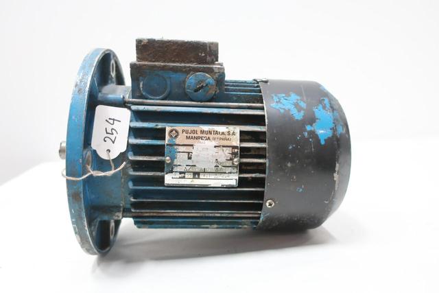 PUJOL M80B4 AC MOTOR 0.74KW 1660RPM 280/485V-AC