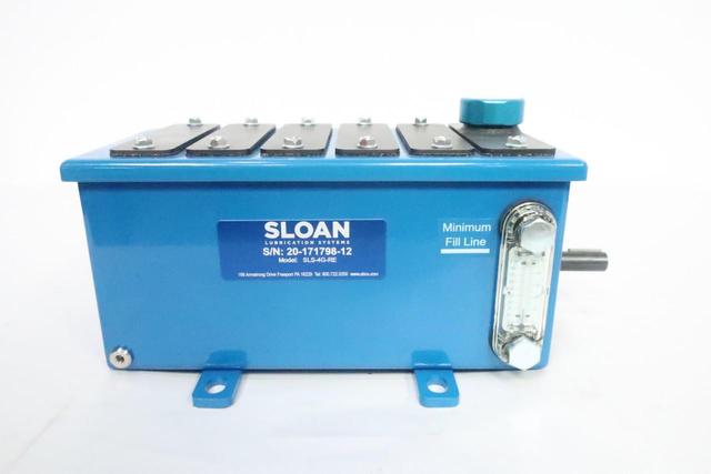 SLOAN SLS-4G-RE 4 STATION 2 FEED 4PINT RIGHT-END DRIVE LUBRICATOR