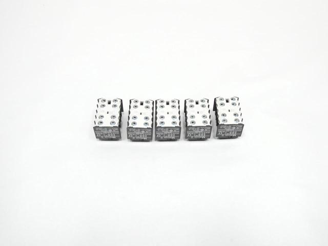 BOX OF 5 MOELLER 40DILE AUXILIARY CONTACTOR
