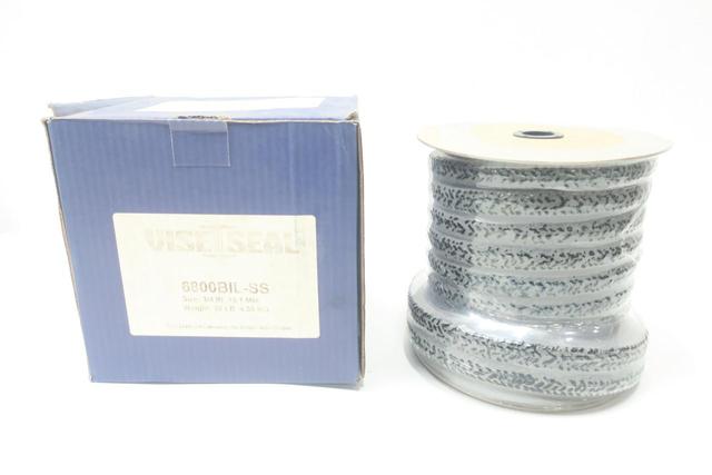 VISESEAL 6800BIL-SS COMPRESSION PACKING 3/4IN 10LB