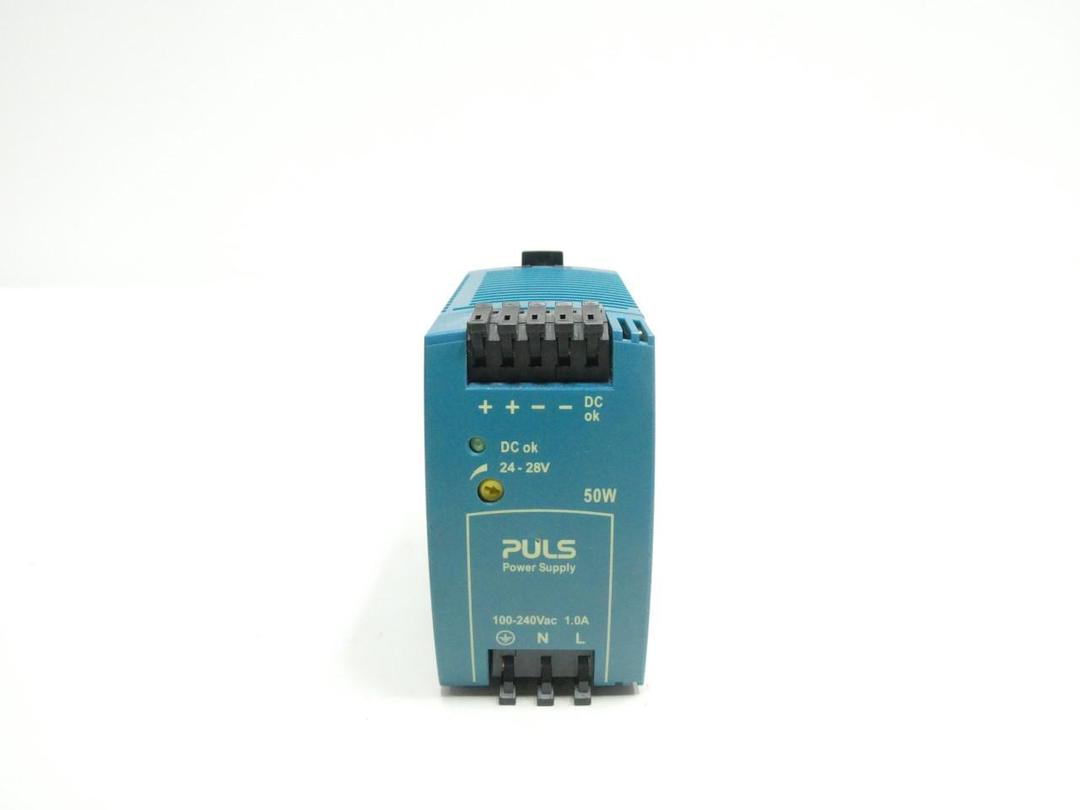 PULS ML50.100 POWER SUPPLY 100-240V-AC 2.1A AMP 24-28V-DC 50W