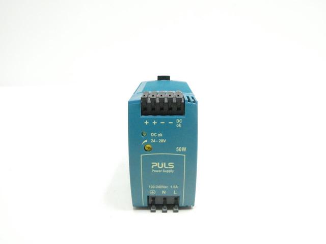PULS ML50.100 POWER SUPPLY 100-240V-AC 2.1A AMP 24-28V-DC 50W