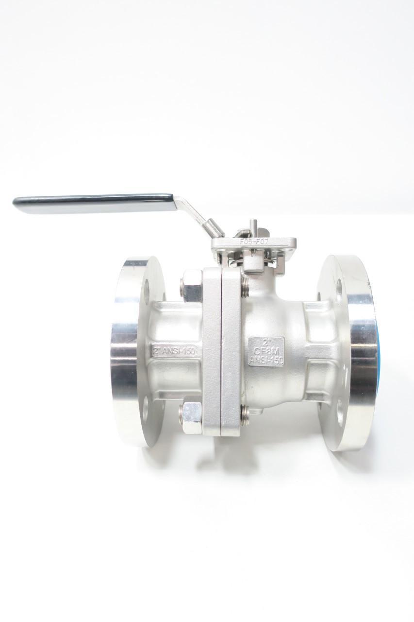 TRIAD MANUAL STAINLESS FLANGED BALL VALVE 2IN 150