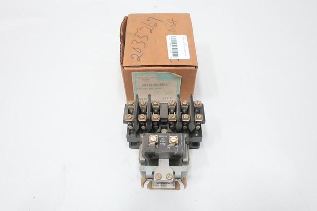 GENERAL ELECTRIC GE CR2810A14DE3 MACHINE TOOL RELAY 230V-AC