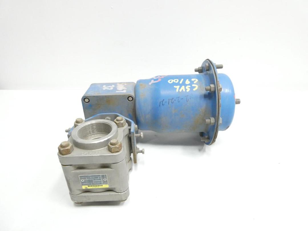 JAMESBURY 2-4A-3600-TT1 PNEUMATIC STAINLESS THREADED BALL VALVE 2IN NPT